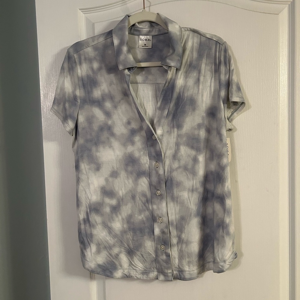NWT Soma cool nights short sleeve top size medium